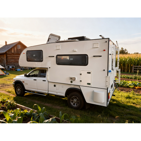 Compact Hard Shell Truck Camper for Overland Use