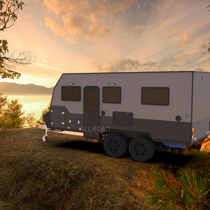 Factory directly sell australian aluminium hard top trailer toy hauler caravan for sale